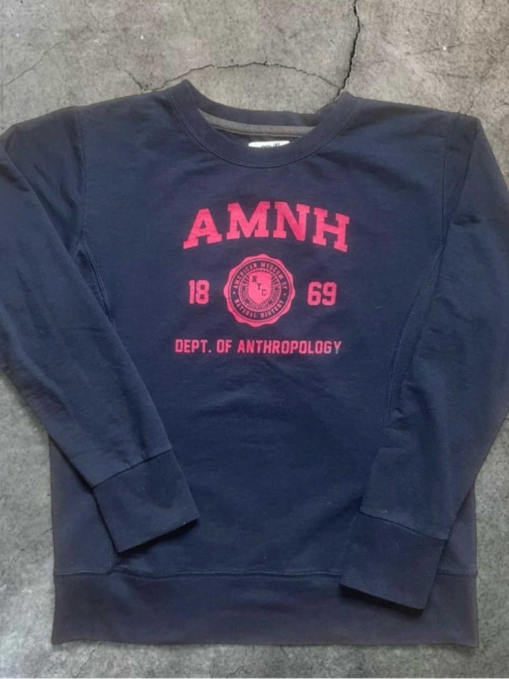 American Museum of Natural History Navy Crewneck Sweatshirt